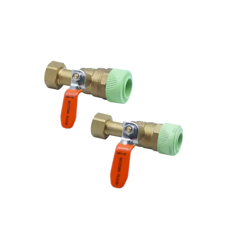 Extended Pipe Push Fit Brass Ball Valve