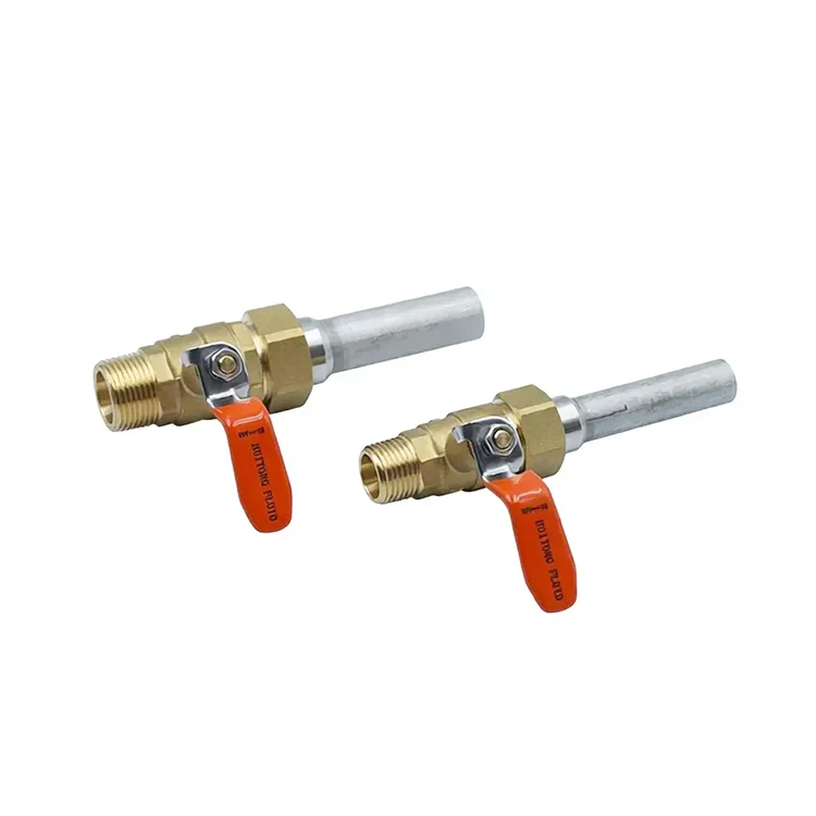 Ống nối dài Mối hàn cuối nam Chủ đề Van bi bằng thép không gỉ