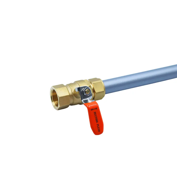 Van bi bằng đồng có tay cầm dài cho ống PEX-AL-PEX