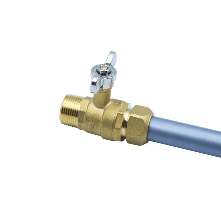 Van bi bằng đồng thau Ferrule nam có tay cầm bướm