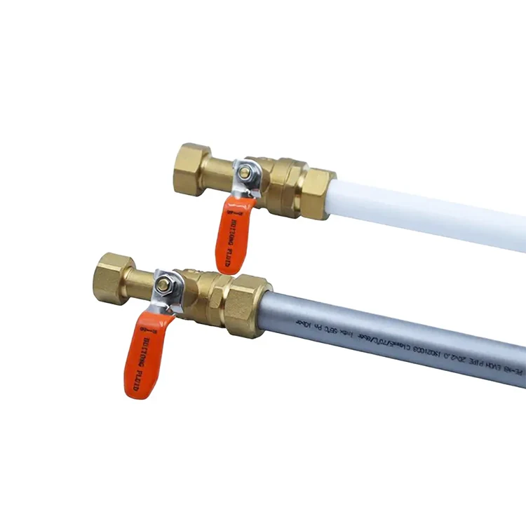 Van bi đồng thau dài ống PEX-Al-PEX