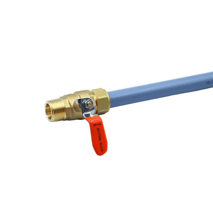 Van bi bằng đồng thau ống nam PEX-AL-PEX